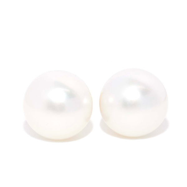 Paislee South Sea Pearl Studs 18ct Gold Earrings Imperial Jewellery 