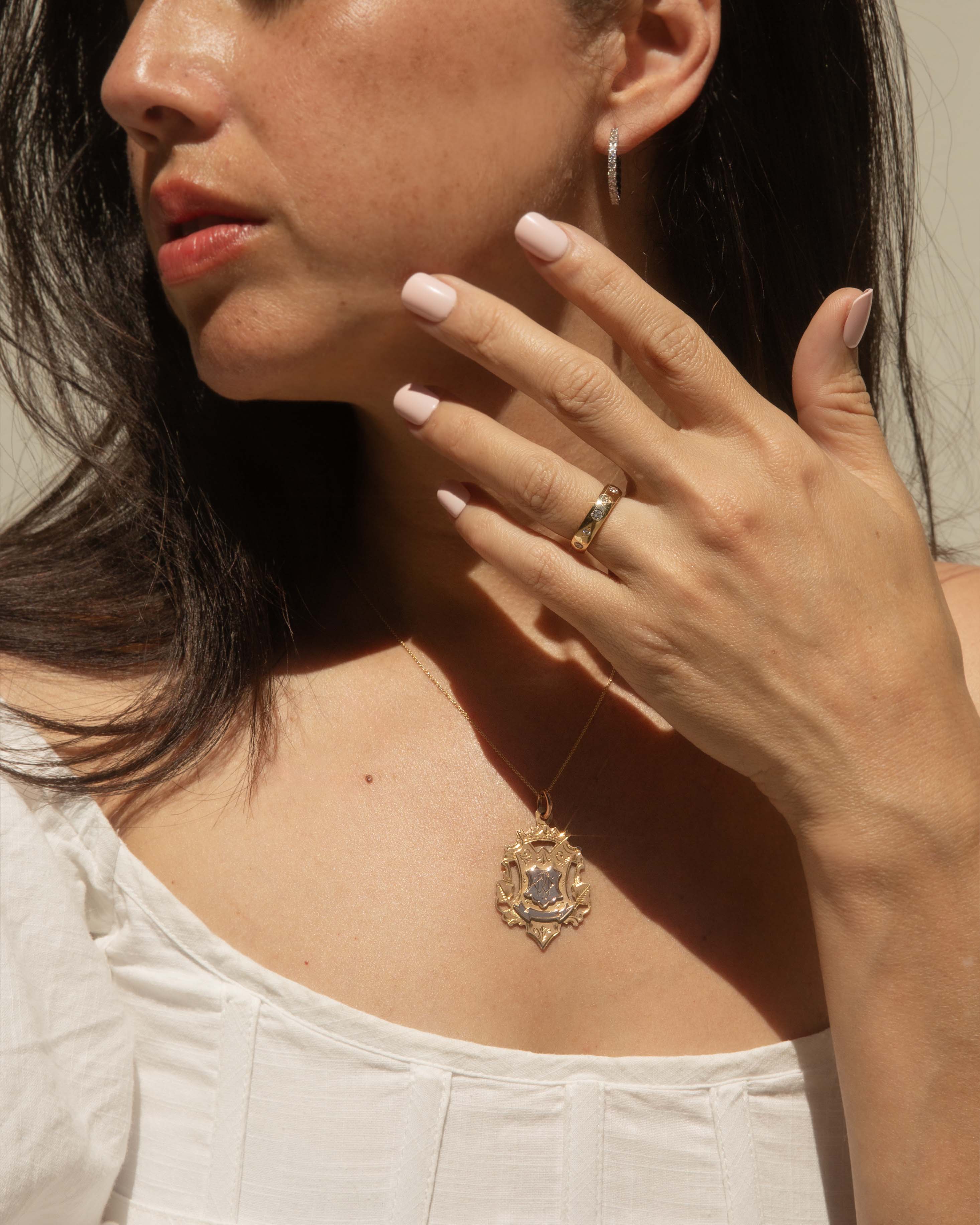 Palmerston 1906 Award Presentation Pendant 9ct Gold Pendants/Necklaces Imperial Jewellery 