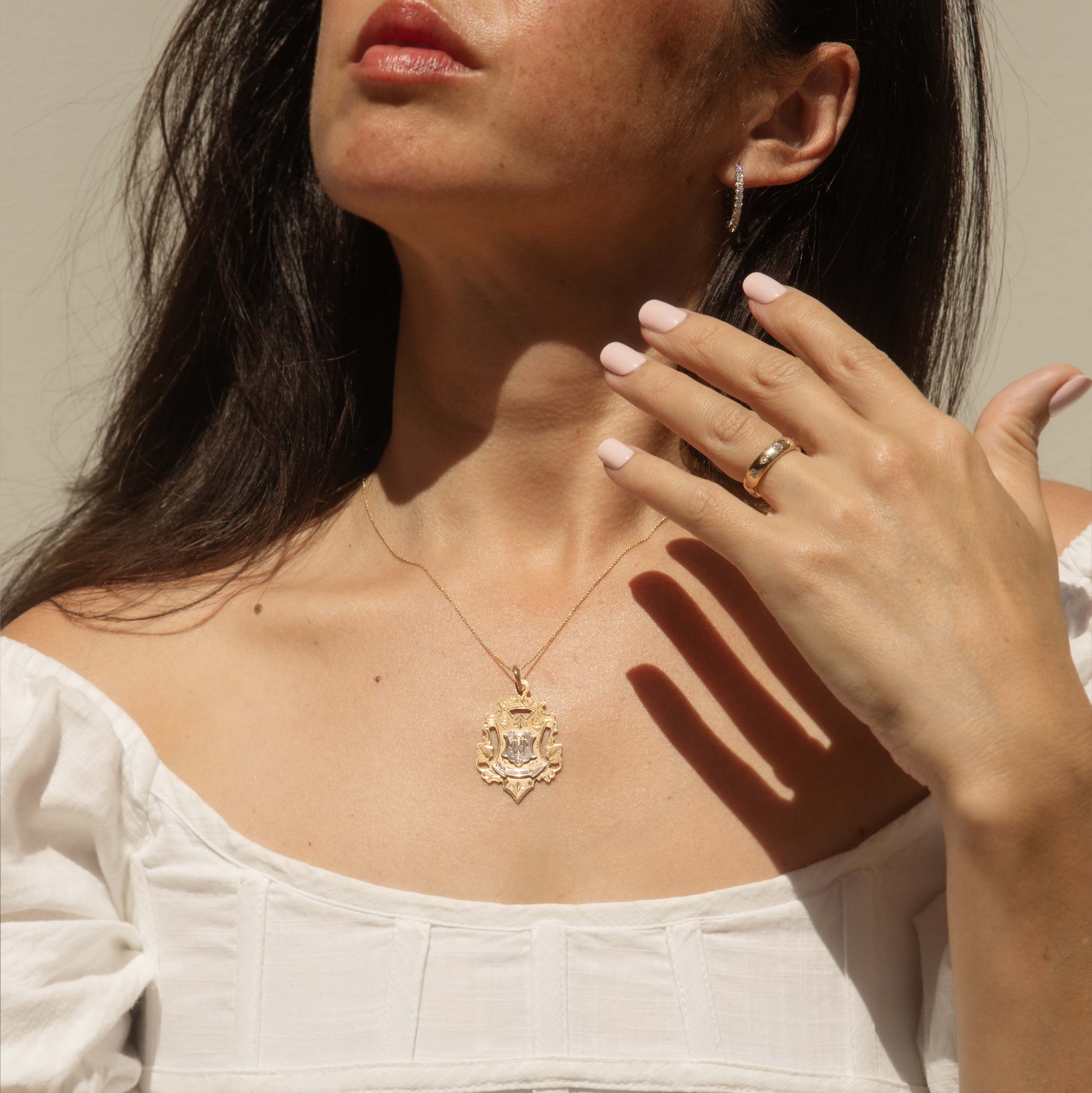 Palmerston 1906 Award Presentation Pendant 9ct Gold Pendants/Necklaces Imperial Jewellery 