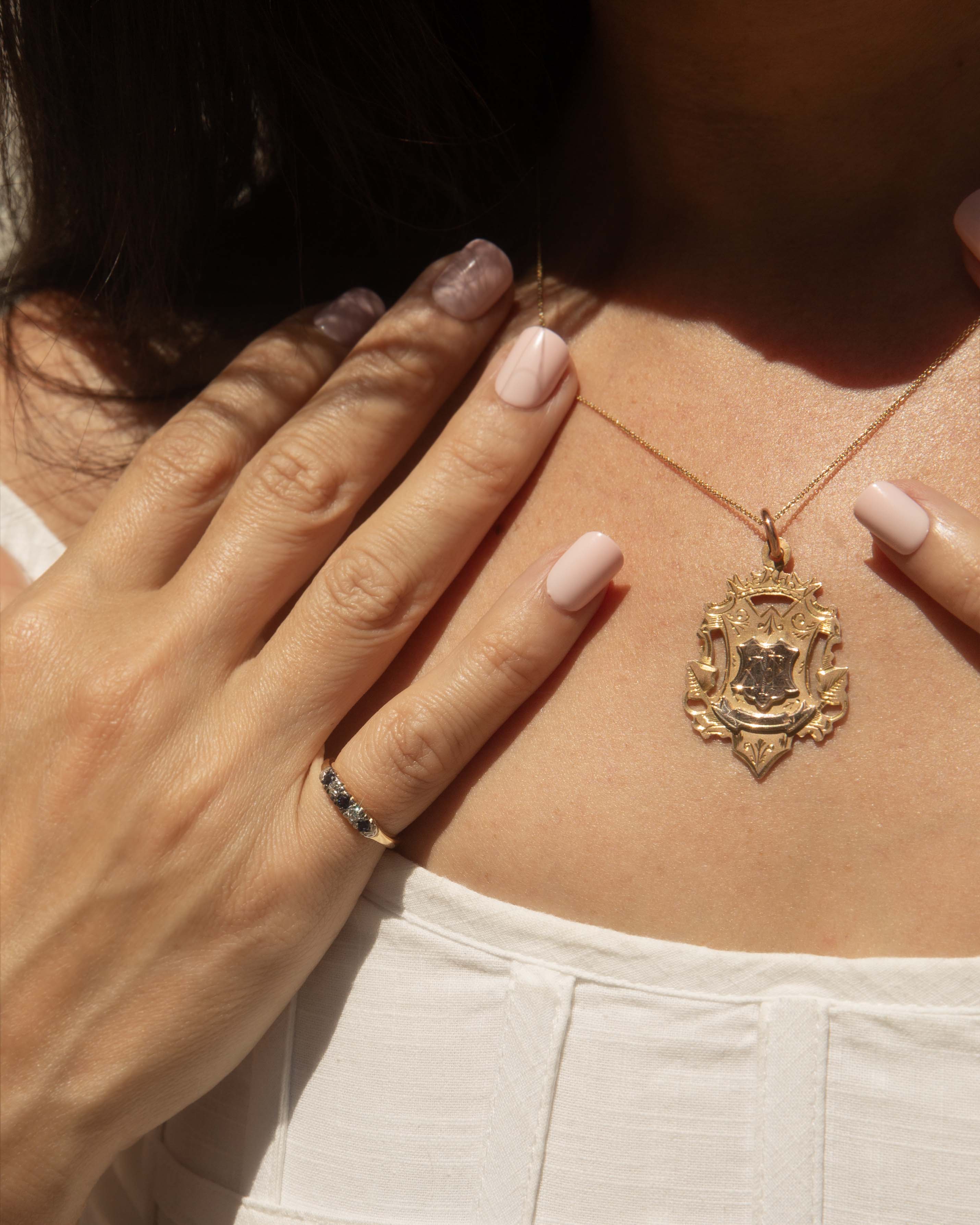 Palmerston 1906 Award Presentation Pendant 9ct Gold Pendants/Necklaces Imperial Jewellery 