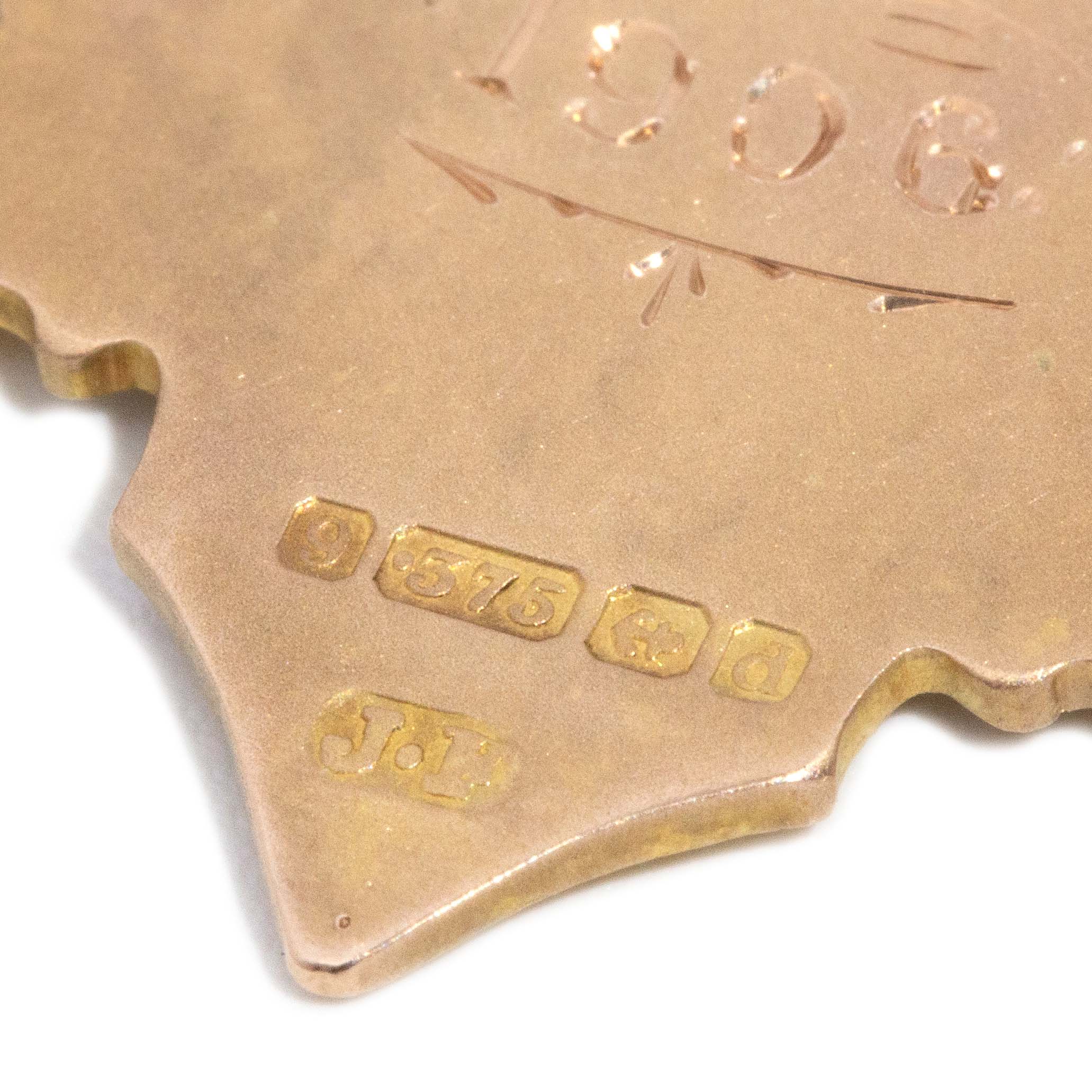 Palmerston 1906 Award Presentation Pendant 9ct Gold Pendants/Necklaces Imperial Jewellery 