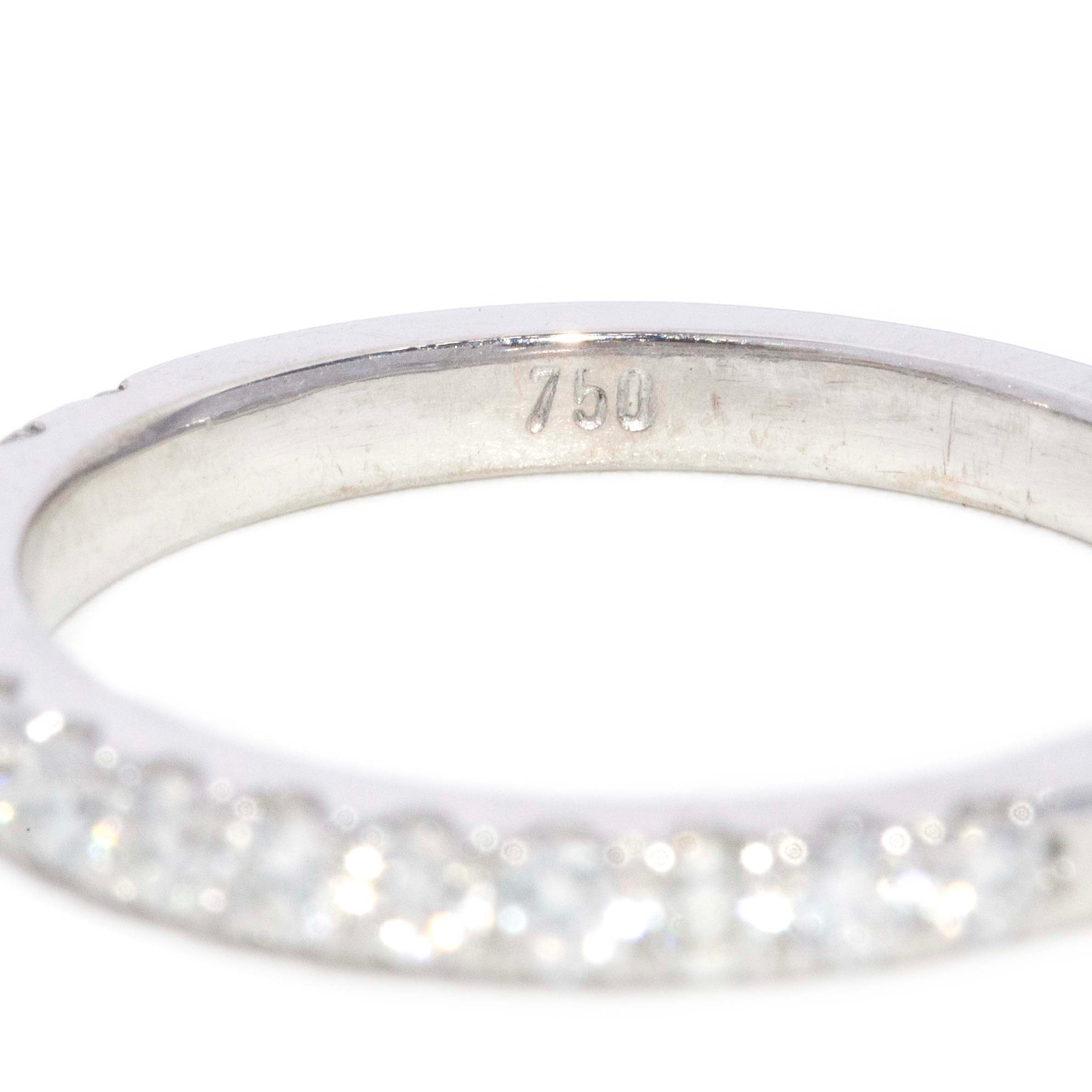 Petra Diamond Stacking Ring 18ct White Gold Rings Imperial Jewellery 