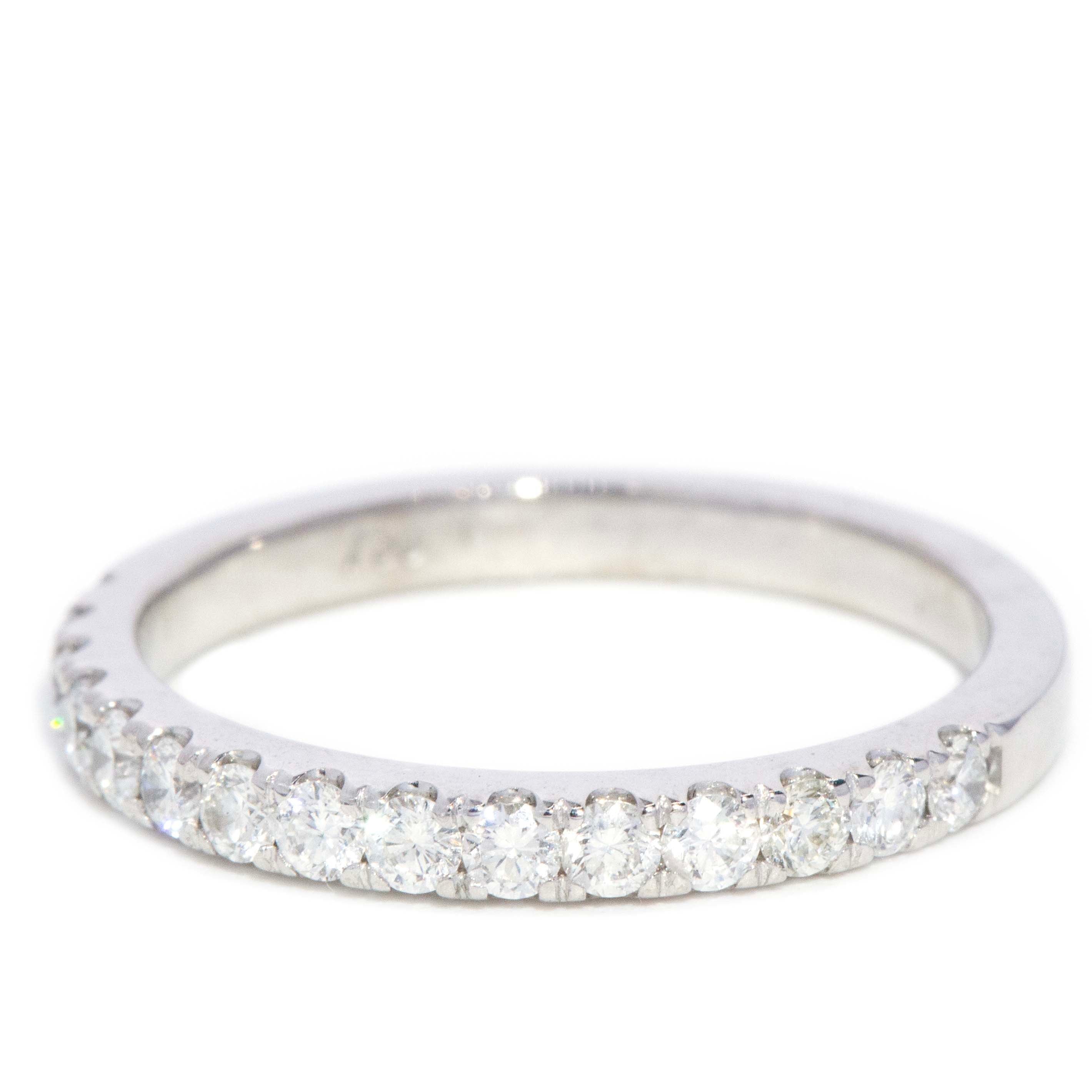 Petra Diamond Stacking Ring 18ct White Gold Rings Imperial Jewellery 