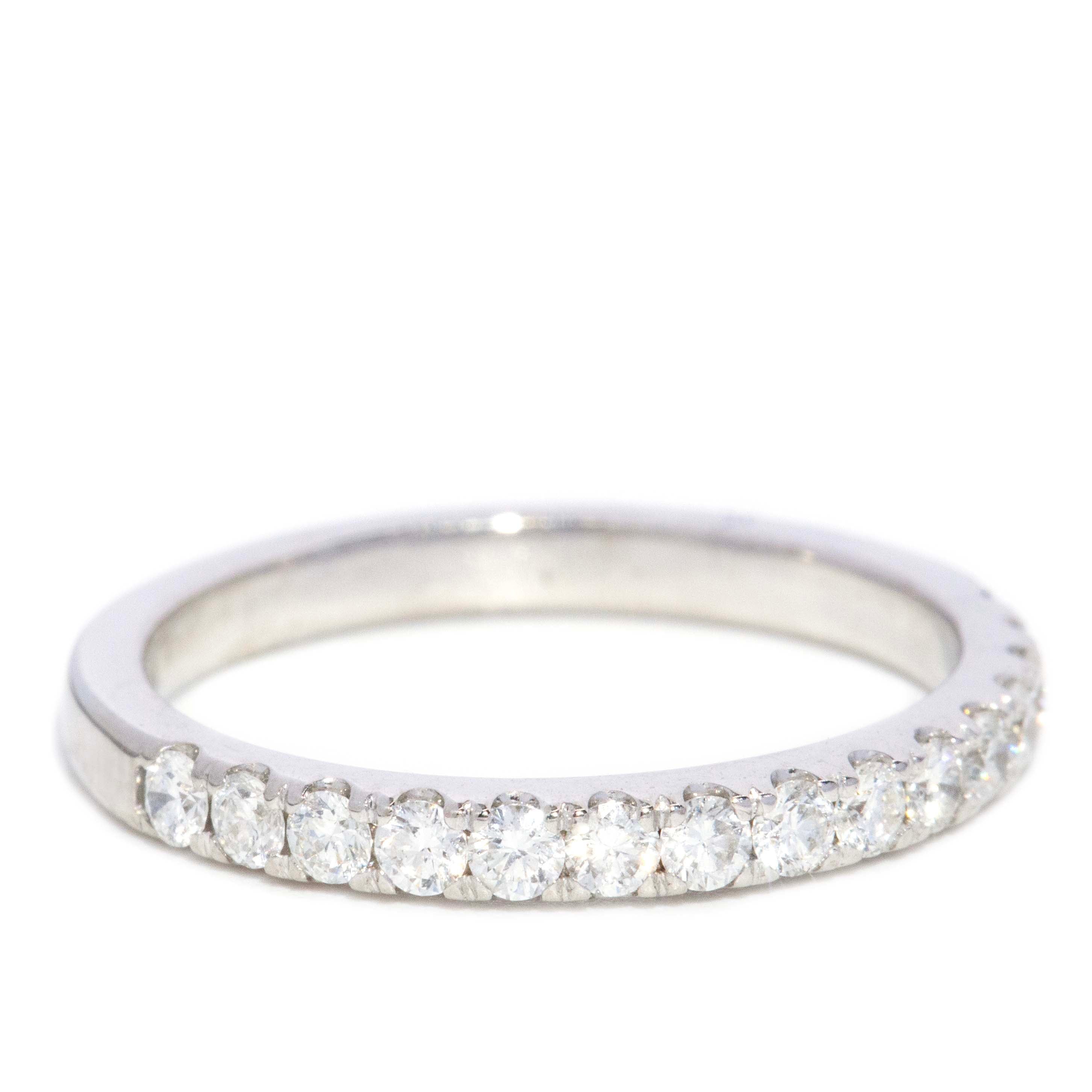 Petra Diamond Stacking Ring 18ct White Gold Rings Imperial Jewellery 