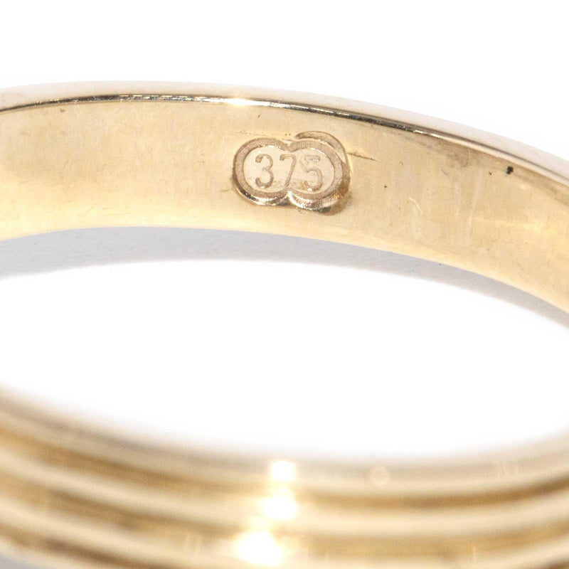 Pippa 1970s Jade Cabochon Ring 14ct Gold
