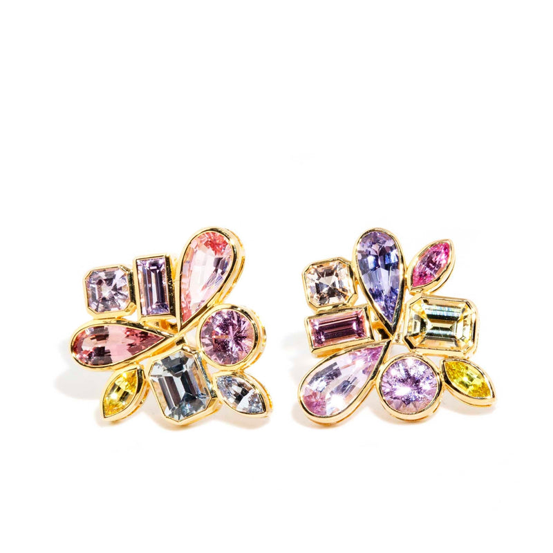 "Rain Dance" 14ct Gold Ceylon Sapphire Earrings Rings Imperial Jewellery Imperial Jewellery - Hamilton 