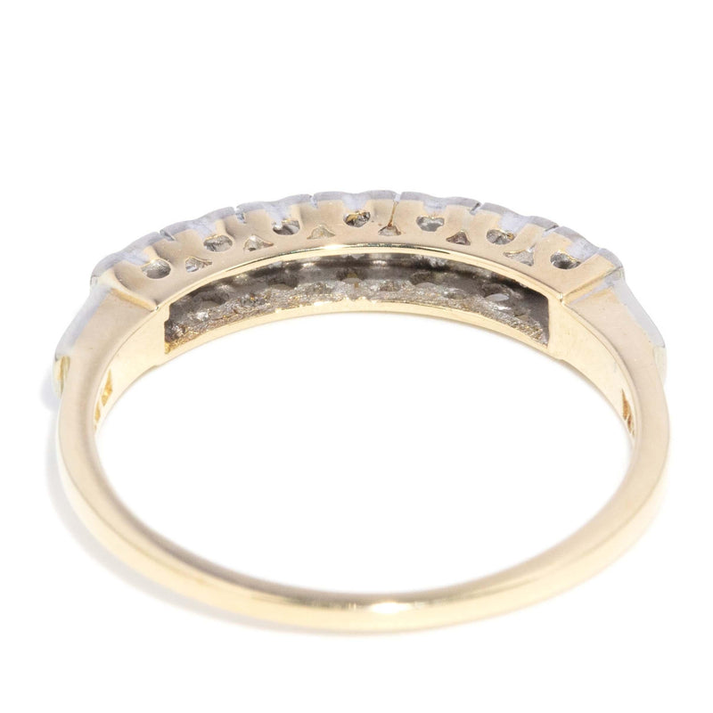 Vintage Circa 1950s Diamond Eternity Ring 18 Carat Gold