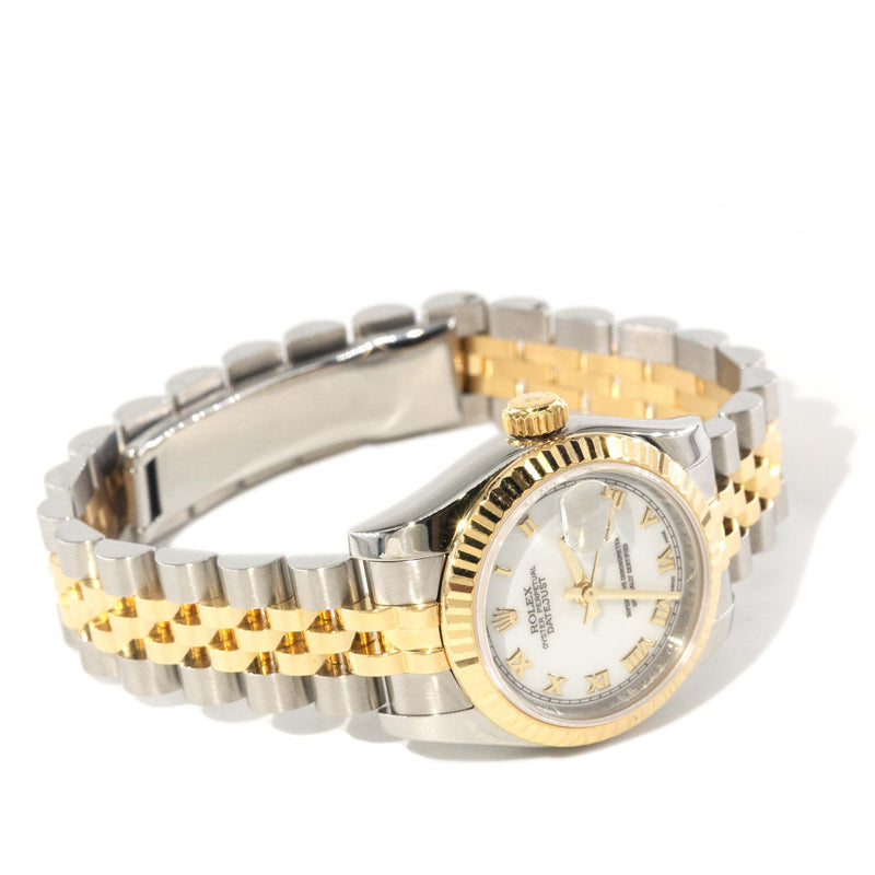 Rolex Datejust Roselor 18 Carat Yellow Gold Jubilee Bracelet 26mm
