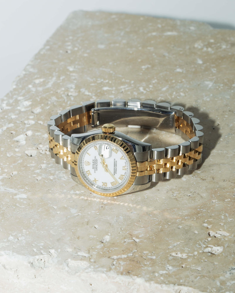 Rolex Datejust Roselor 18 Carat Yellow Gold Jubilee Bracelet 26mm