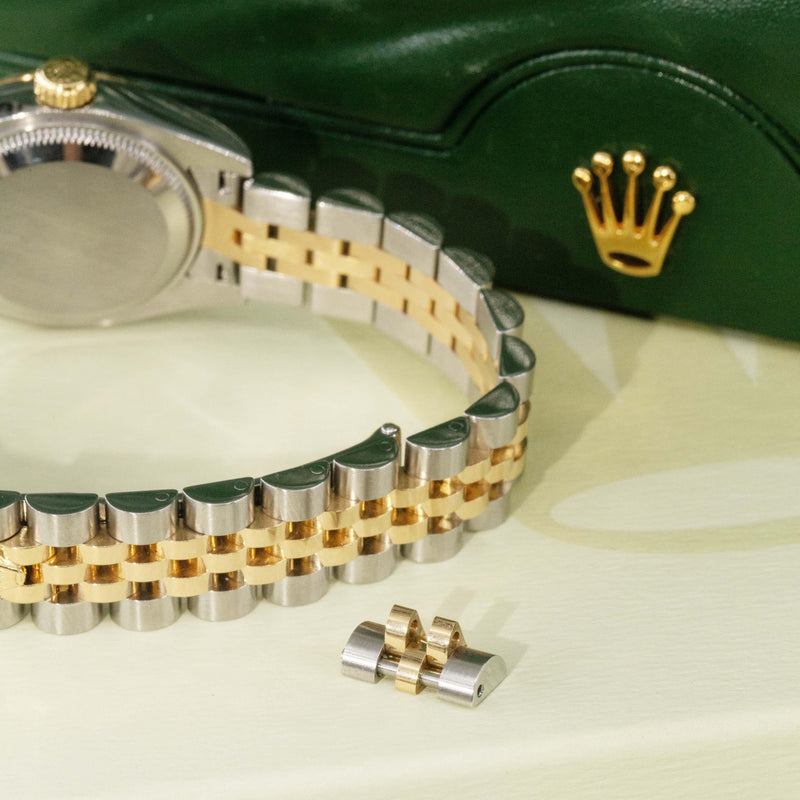 Rolex Datejust Roselor 18 Carat Yellow Gold Jubilee Bracelet 26mm