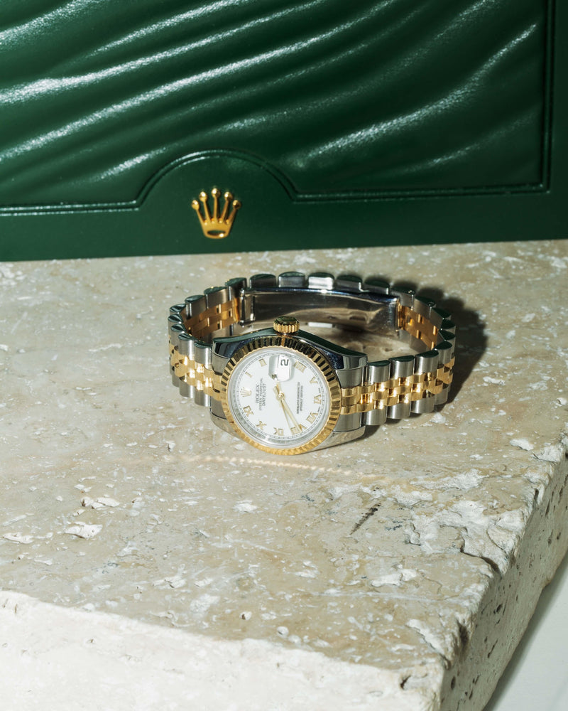 Rolex Datejust Roselor 18 Carat Yellow Gold Jubilee Bracelet 26mm