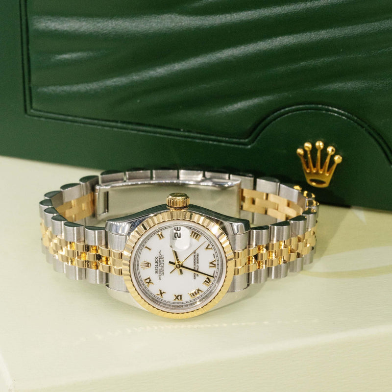 Rolex Datejust Roselor 18 Carat Yellow Gold Jubilee Bracelet 26mm