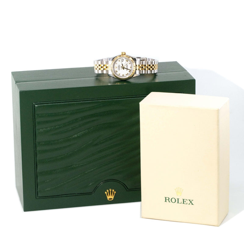 Rolex Datejust Roselor 18 Carat Yellow Gold Jubilee Bracelet 26mm