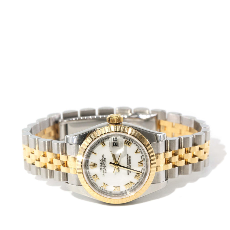 Rolex Datejust Roselor 18 Carat Yellow Gold Jubilee Bracelet 26mm