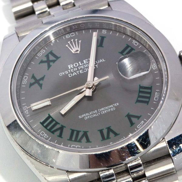 Rolex Datejust "Wimbledon" Chronometer Watch 41mm Watches Imperial Jewellery 