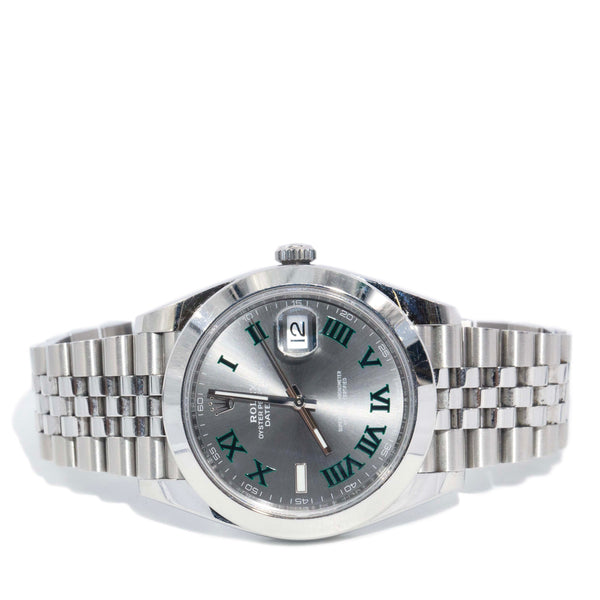 Rolex Datejust "Wimbledon" Chronometer Watch 41mm Watches Imperial Jewellery 