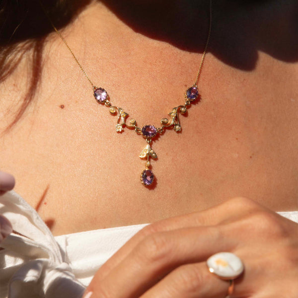 Rosalie 1950s Shell Cameo Ring 9ct Rose Gold Rings Imperial Jewellery 