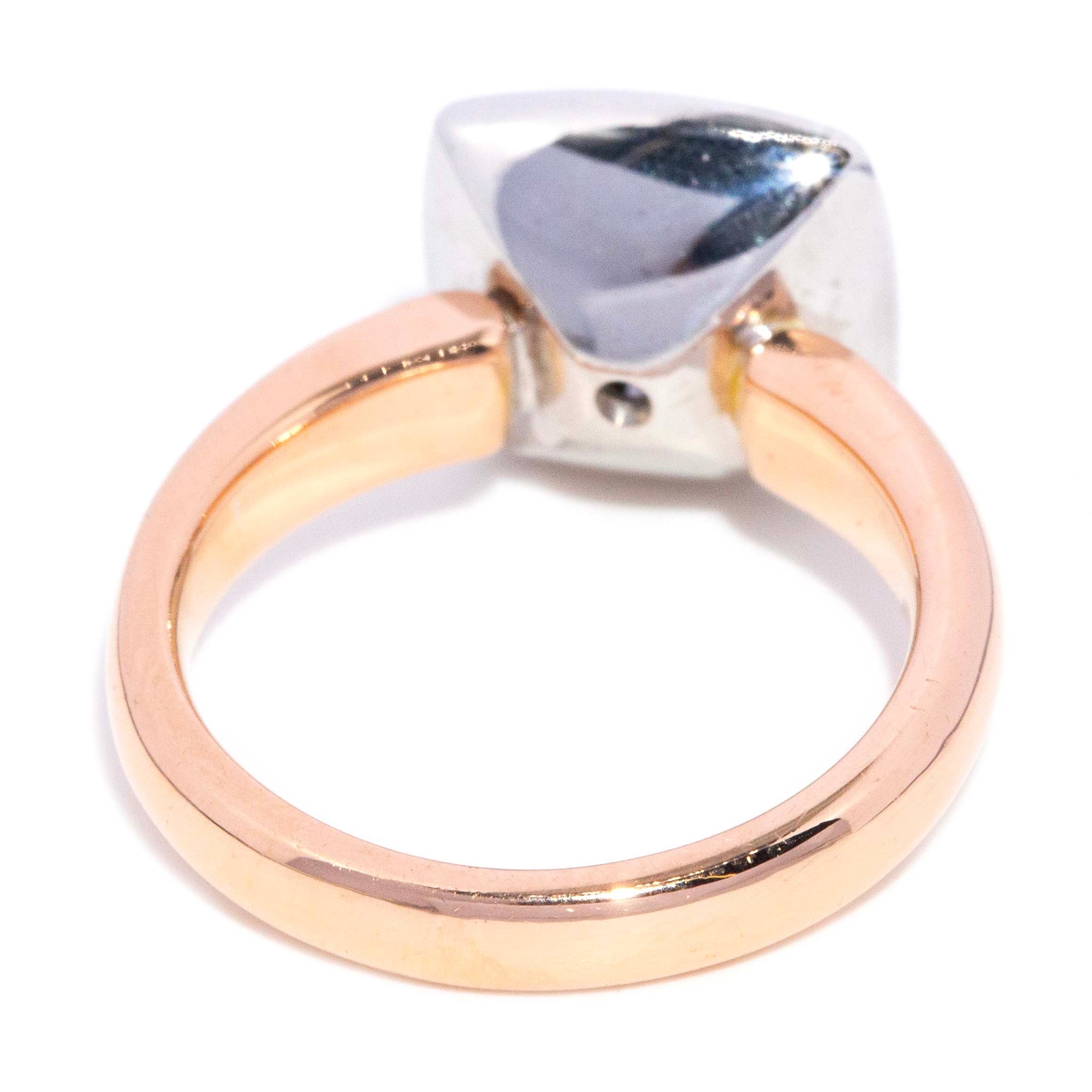 Rosalie Diamond Bezel Cluster Ring 18ct Gold Rings Imperial Jewellery 