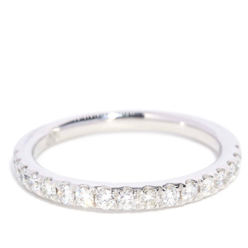 Sabrina Diamond Eternity Ring 18K White Gold TDW 0.33ct