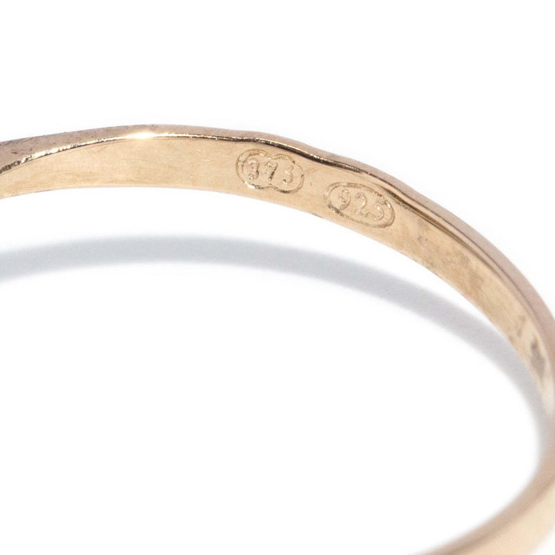 Antique Victorian Turquoise Cluster Ring 9 Carat Yellow Gold