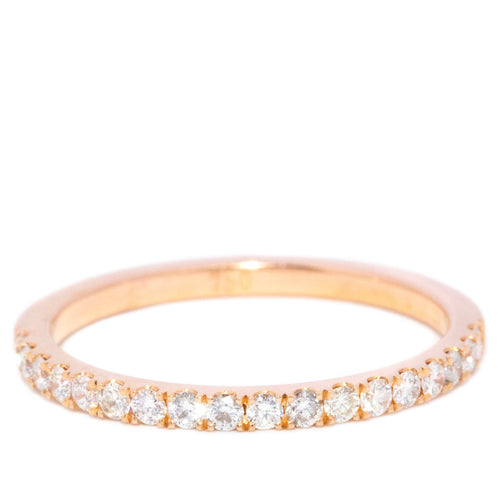 Shay Diamond Eternity Stacking Ring 18K Rose Gold TDW 0.36ct