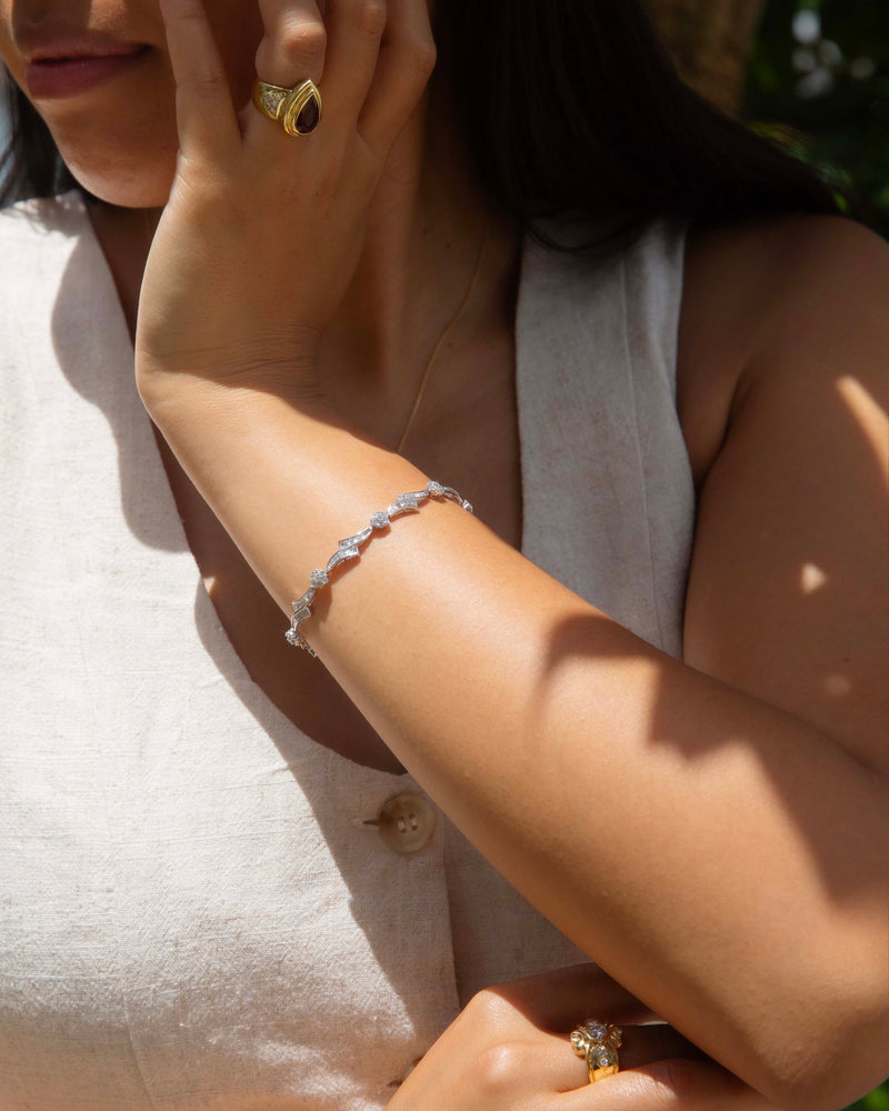 Shoshanna Pink Tourmaline & Diamond Ring 18ct Gold Ring Imperial Jewellery 