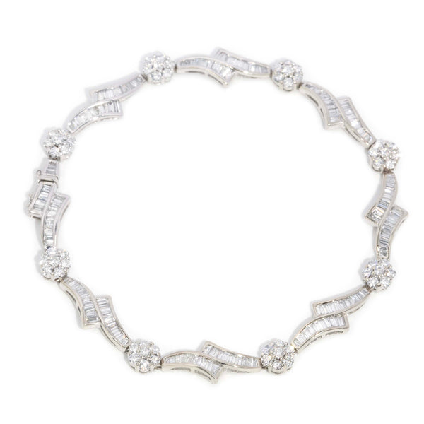 Skyler 2.03 Carat Diamond Bracelet 18k White Gold Bracelets/Bangles Imperial Jewellery 