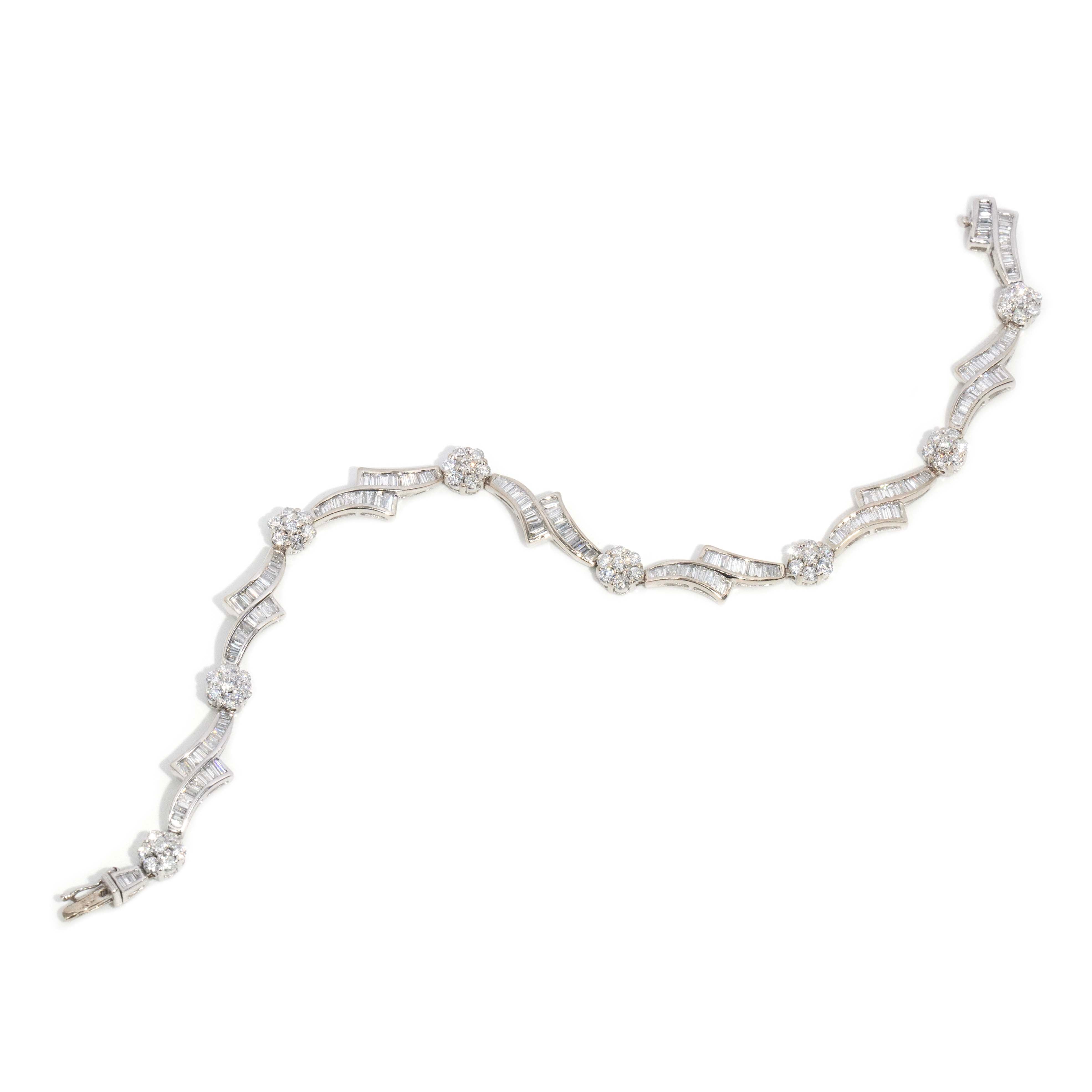 Skyler 2.03 Carat Diamond Bracelet 18k White Gold Bracelets/Bangles Imperial Jewellery 