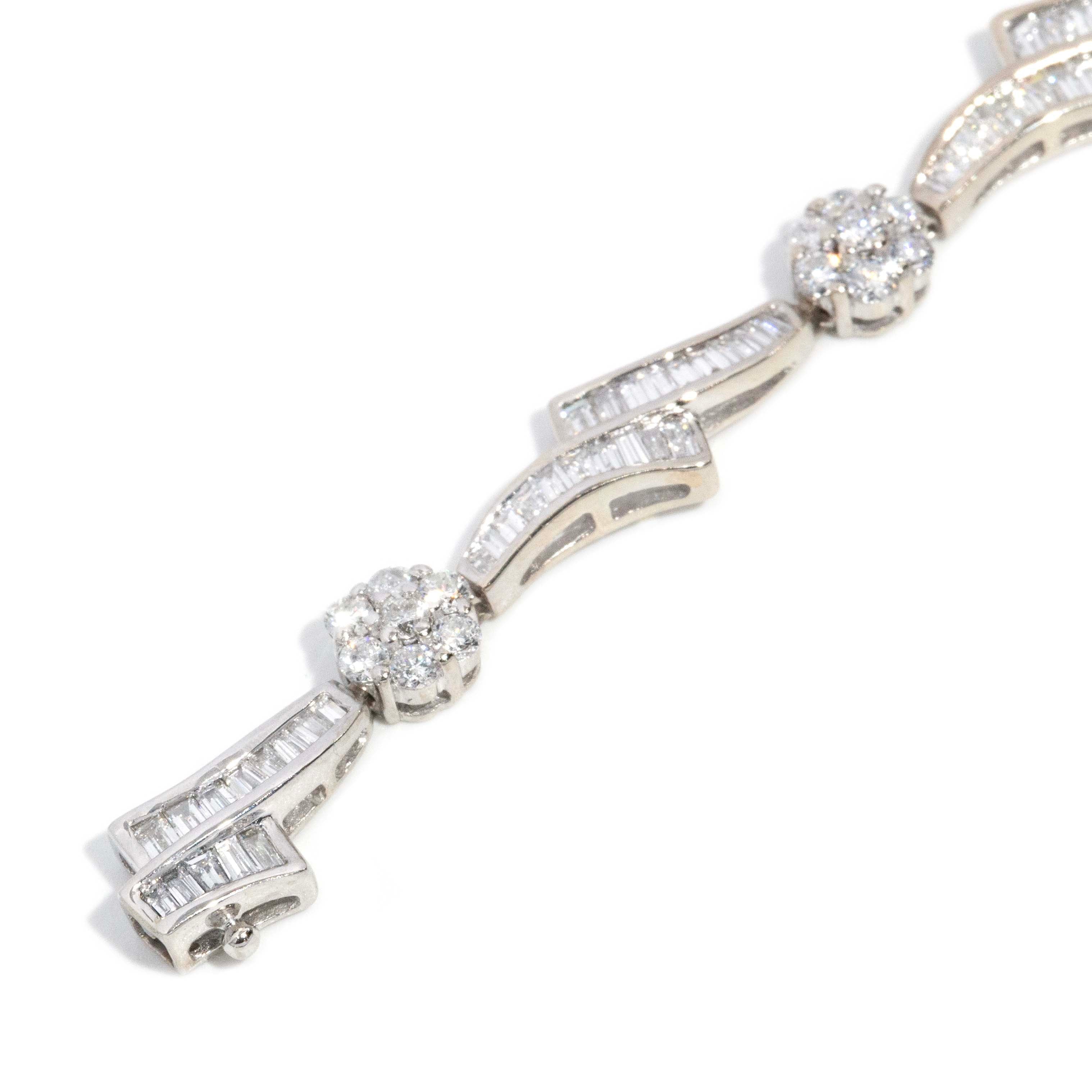 Skyler 2.03 Carat Diamond Bracelet 18k White Gold Bracelets/Bangles Imperial Jewellery 