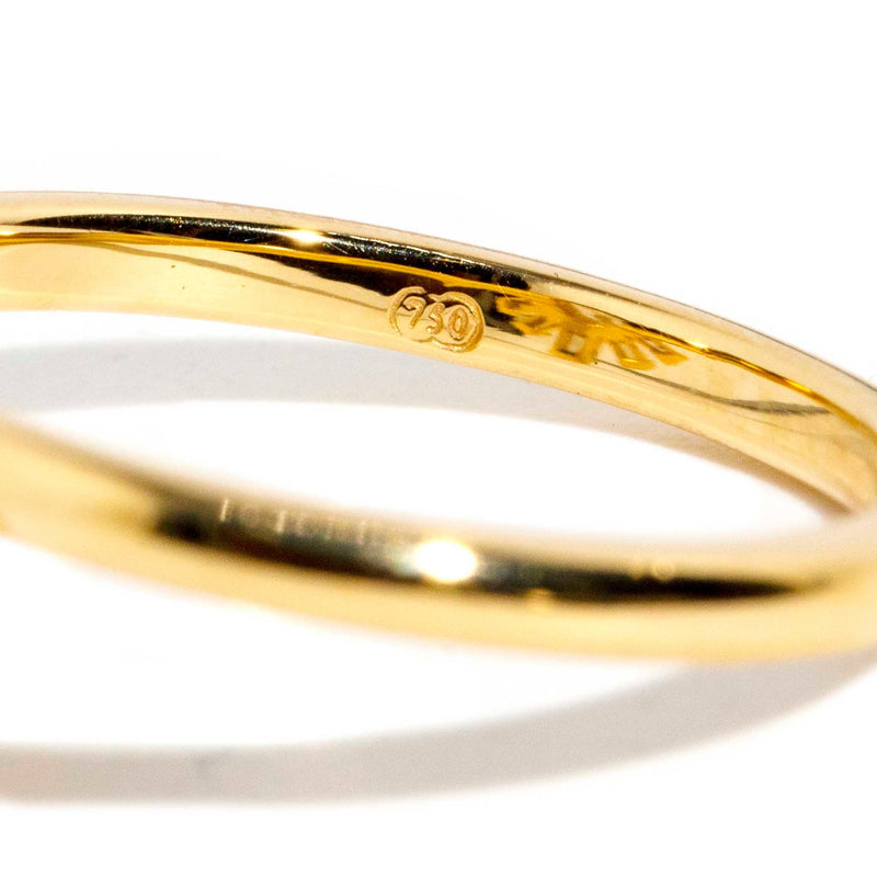 Solace Half Moon & Baguette Diamond Rising Sun Ring 18ct Gold* DRAFT Rings Imperial Jewellery 