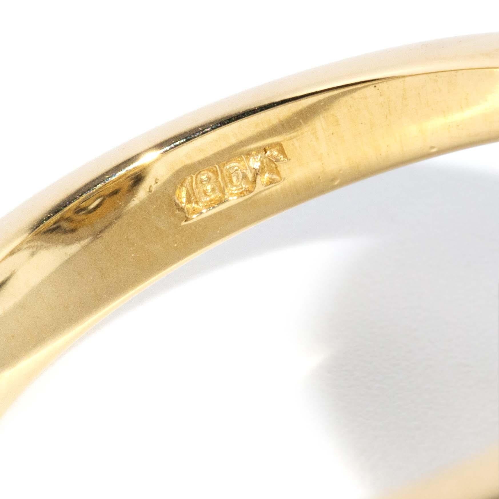 Contemporary Bright Blue Sapphire Diamond Halo Ring 18 CaratGold