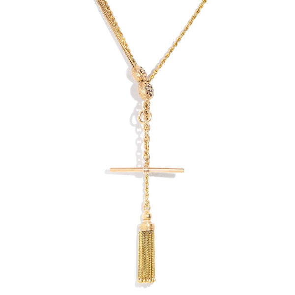 Suelaidy 1920s Enamel Bead Tassel & Tog Chain 15ct 18ct 9ct Pendants/Necklaces Imperial Jewellery Imperial Jewellery - Hamilton 