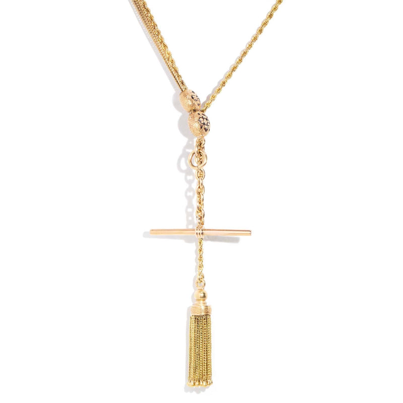 Suelaidy 1920s Enamel Bead Tassel & Tog Chain 15ct 18ct 9ct Pendants/Necklaces Imperial Jewellery Imperial Jewellery - Hamilton 