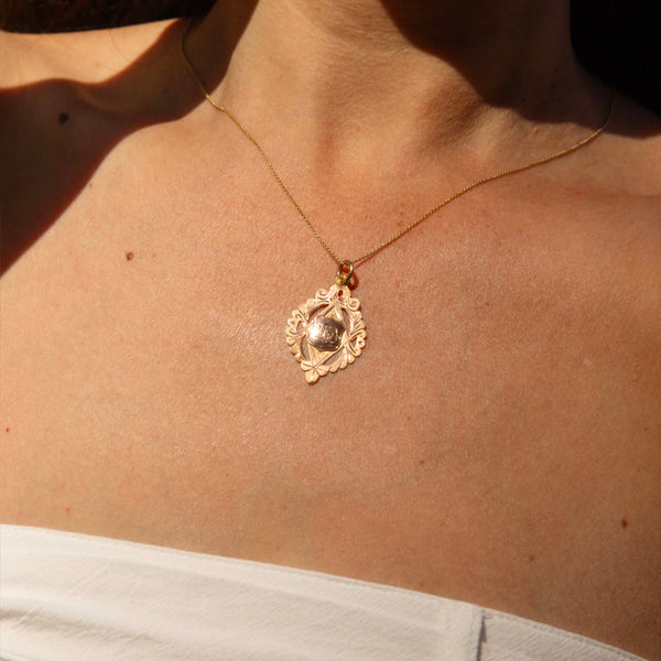 Sweetpea 1929 Award Pendant 9ct Rose Gold Pendants/Necklaces Imperial Jewellery 