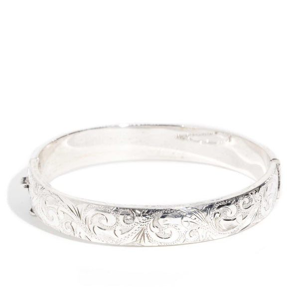 Vintage sterling silver bangle bracelets discount