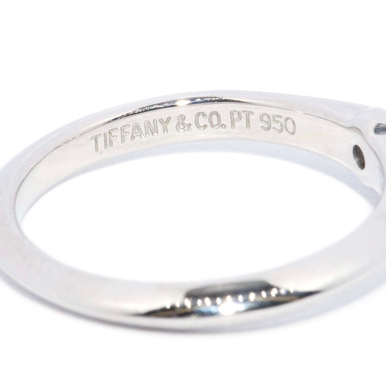 Tiffany and Co. Diamond Solitaire Platinum Ring Rings Imperial Jewellery 
