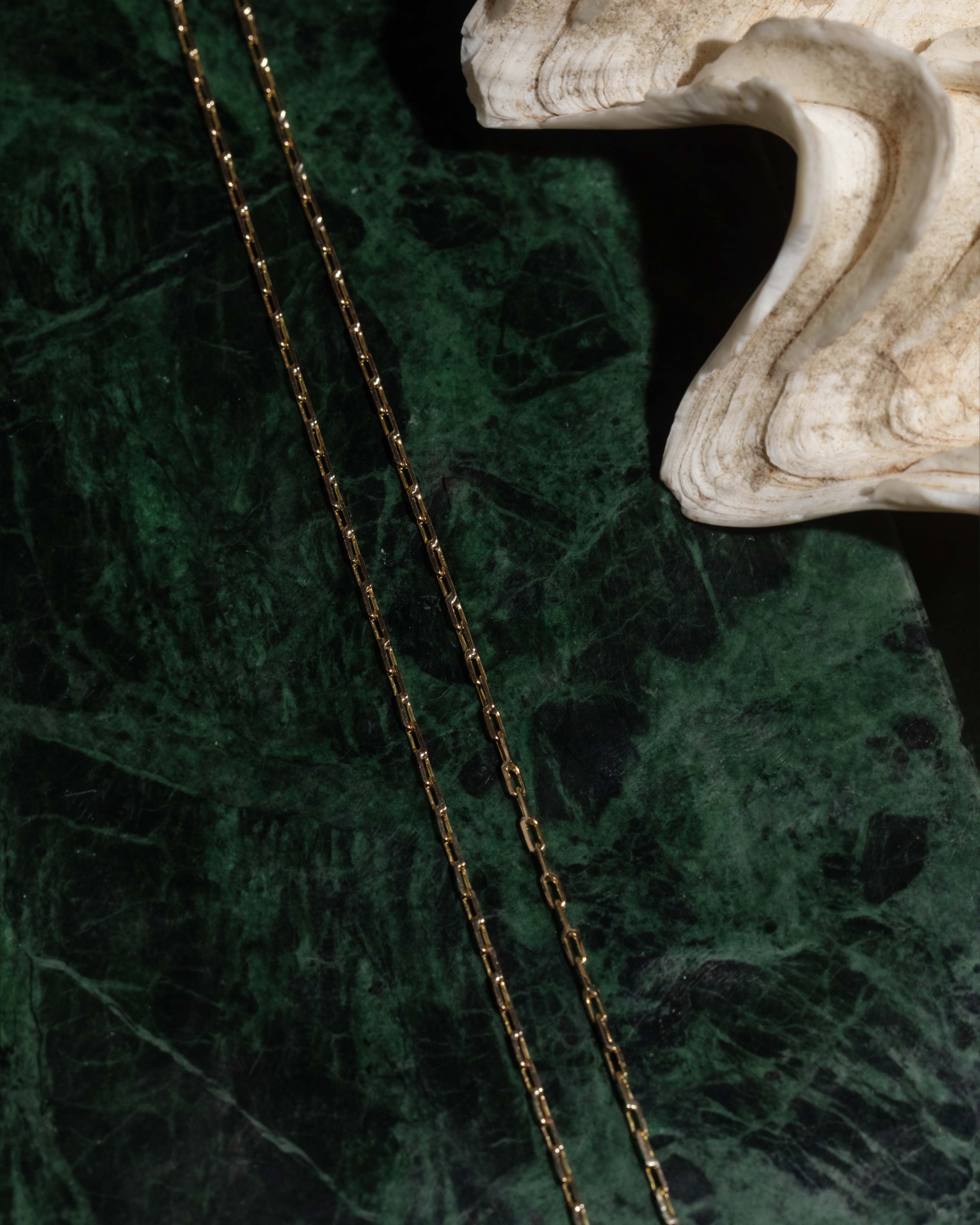 Trove Contemporary Double Cable Link Chain 14ct Yellow Gold 51cm Long Pendants/Necklaces Imperial Jewellery 