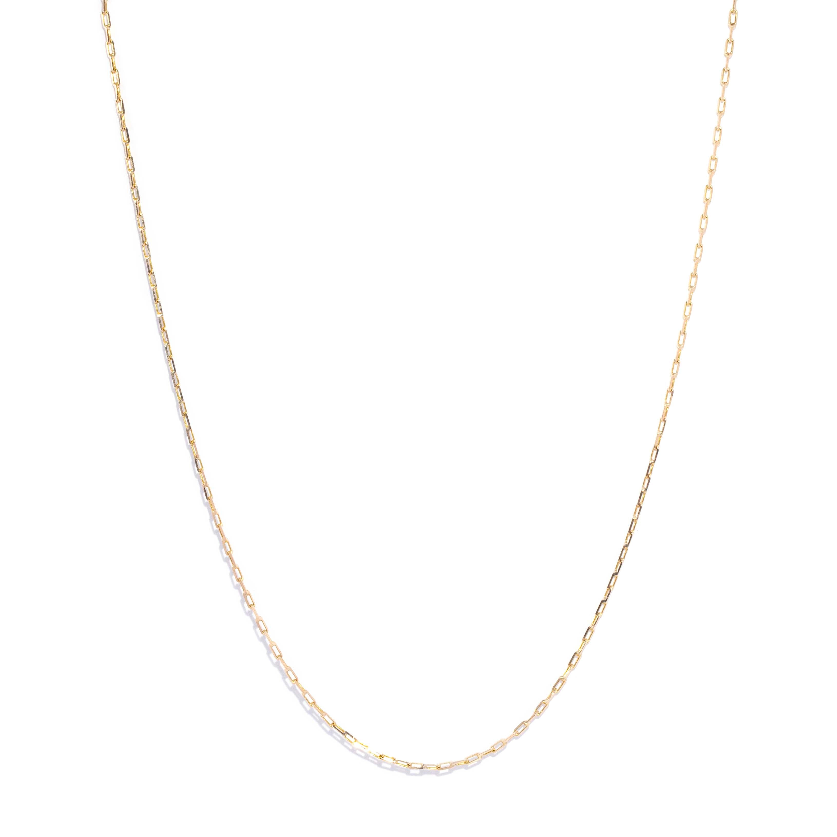 Trove Contemporary Double Cable Link Chain 14ct Yellow Gold 51cm Long Pendants/Necklaces Imperial Jewellery 