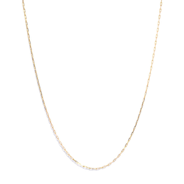 Trove Contemporary Double Cable Link Chain 14ct Yellow Gold 51cm Long Pendants/Necklaces Imperial Jewellery 