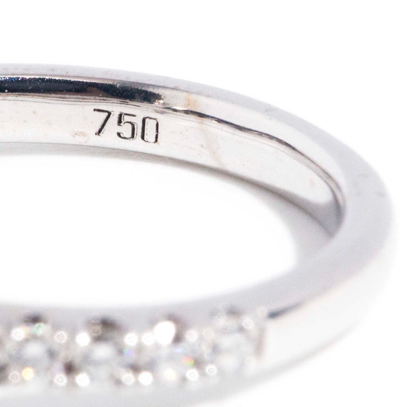 Tudor 18ct White Gold Vintage Diamond Engagement Ring* OB Rings Imperial Jewellery 