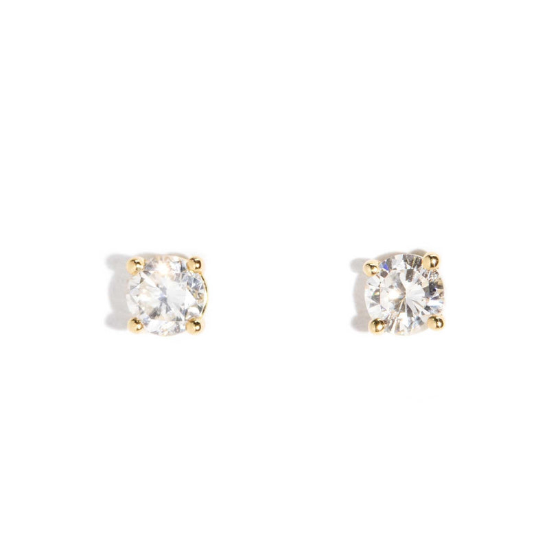 Vani Reclaimed 0.34 Carat Diamond Studs 18ct Gold