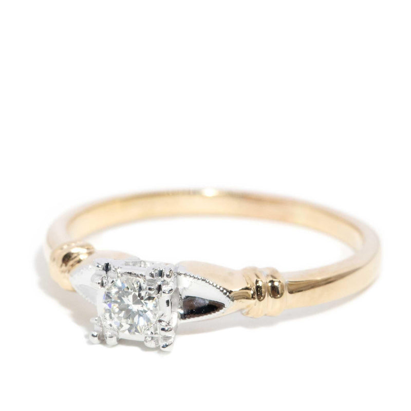Verbena 1990s Diamond Ring 14ct Gold
