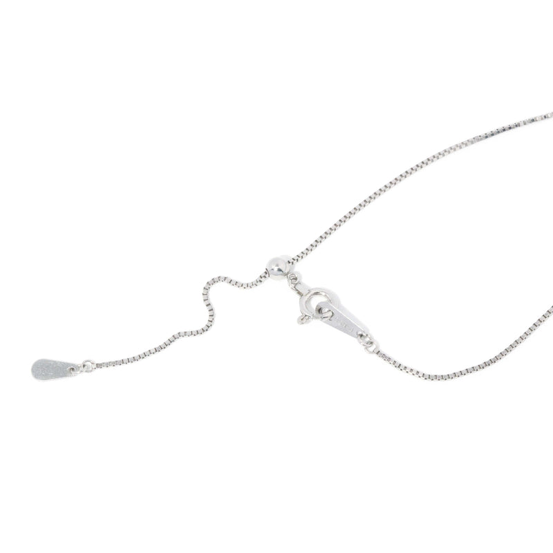 Contemporary Aquamarine & Diamond Platinum Cluster Pendant & Chain