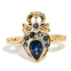 Vivien Blue Sapphire Ring 9ct Gold Rings Imperial Jewellery Imperial Jewellery - Hamilton 