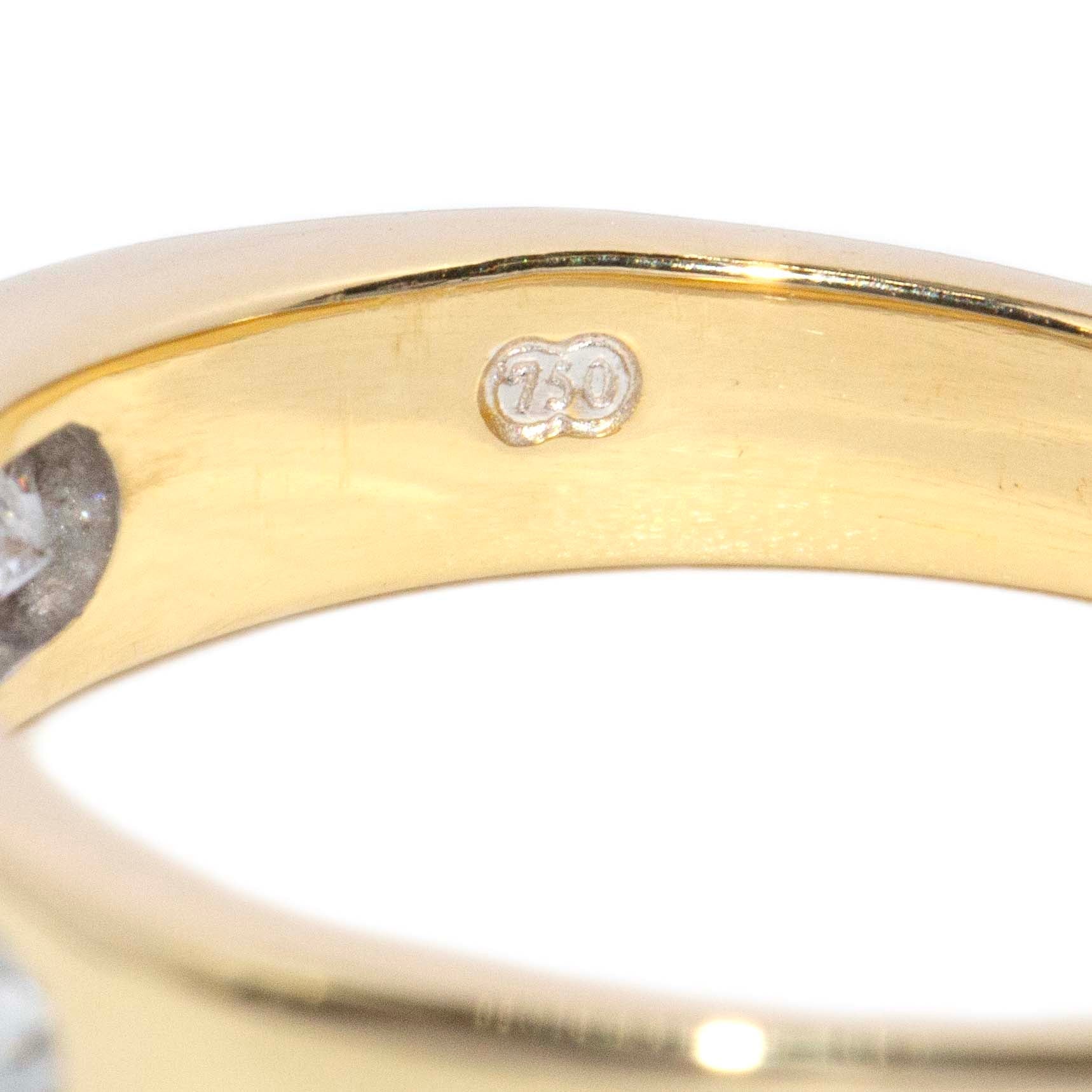 Xanthia Channel Set Diamond Band 18ct Gold Rings Imperial Jewellery 