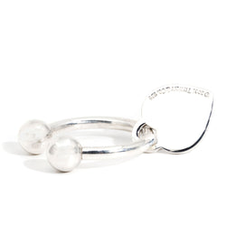 2001 Tiffany & Co. 925 Sterling Silver Horse Shoe Key Ring Earrings Imperial Jewellery Imperial Jewellery - Hamilton