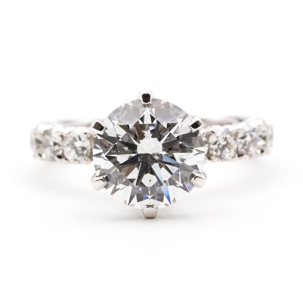 3.03 Carat GIA Certified Diamond Ring Ring Imperial Jewellery - Auctions, Antique, Vintage & Estate