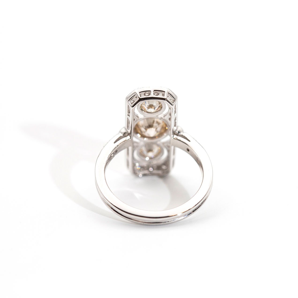 Adelaide Certified Round Diamond Vintage Ring Ring Imperial Jewellery - Auctions, Antique, Vintage & Estate 