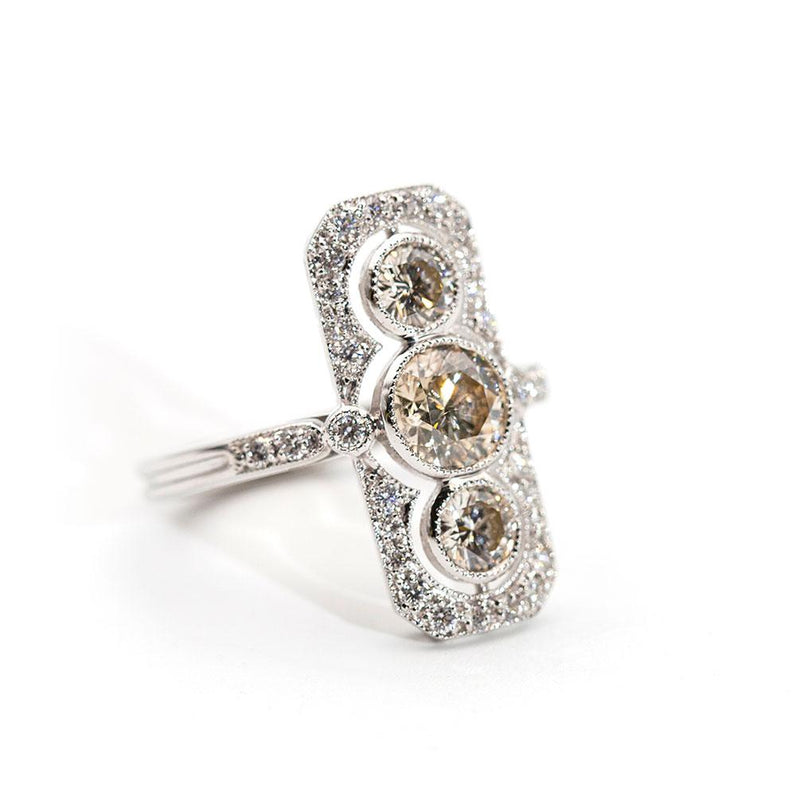 Adelaide Diamond Vintage Ring Ring Imperial Jewellery - Auctions, Antique, Vintage & Estate 