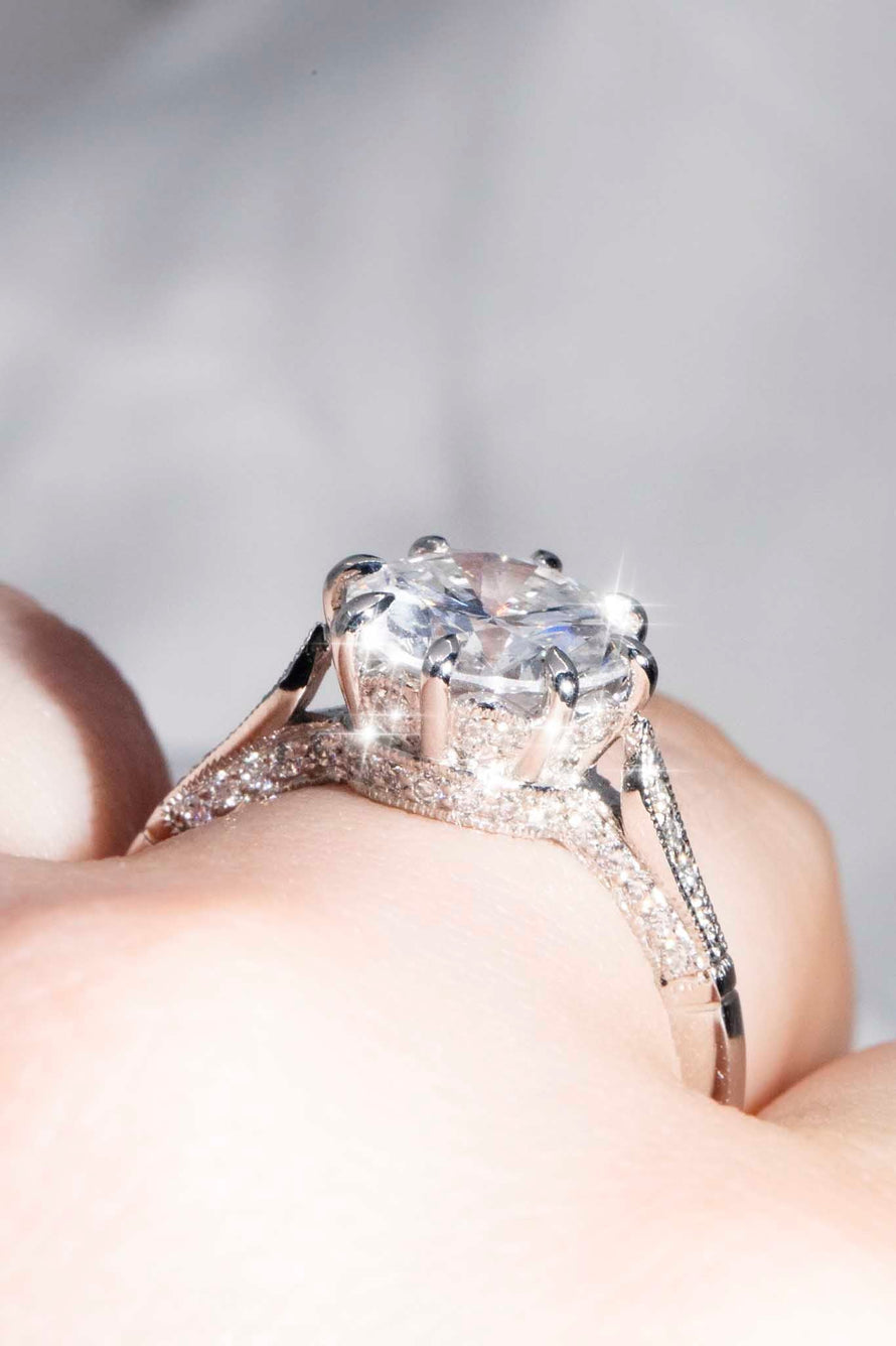 Adira 2.66ct GIA Certified Diamond Platinum Ring* OB Rings Imperial Jewellery 